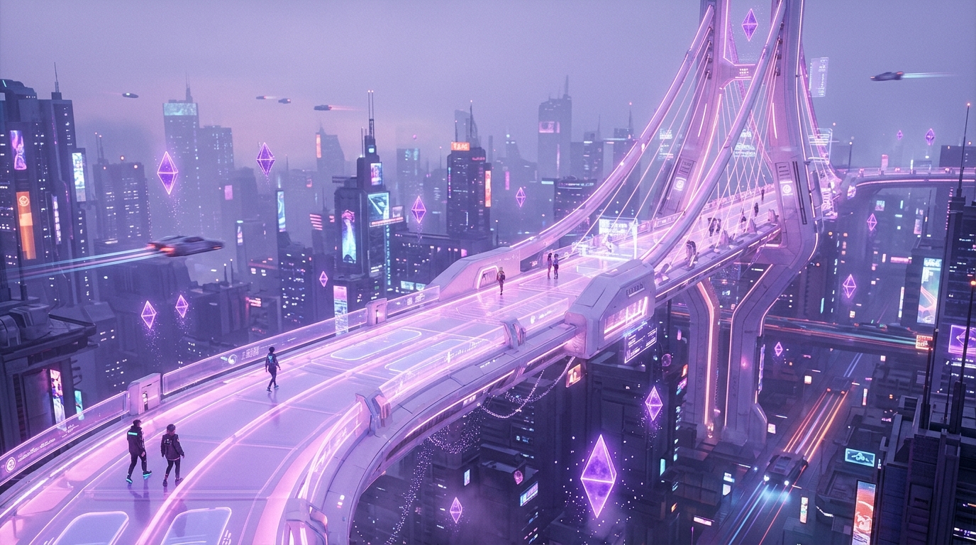 Lavender Cyber Bridge