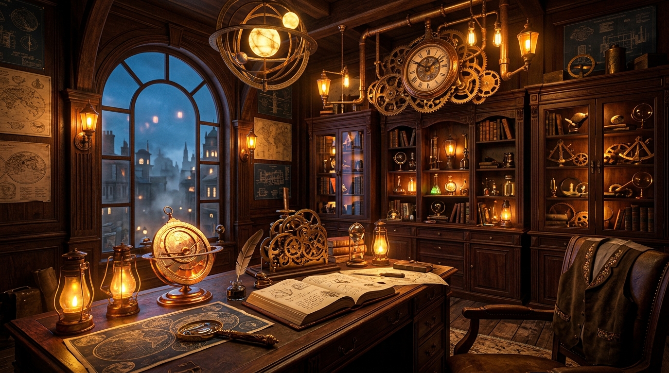 Mahogany Brass Steampunk