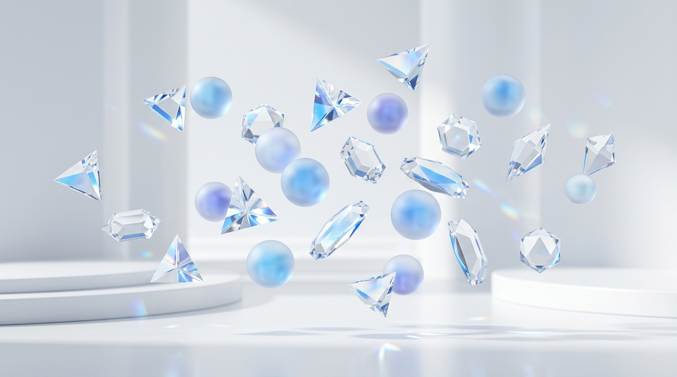 Pristine White Crystal Studio